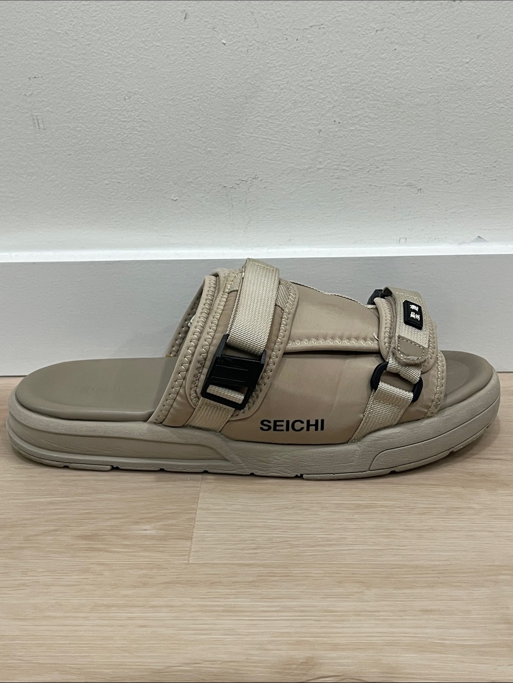 Seichi Yoroi V2 slide sandals - tan